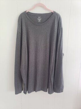 George Grey Long Sleeve Plus Size Top Size 3X